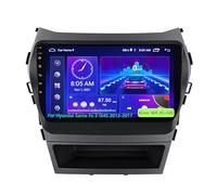 Android 15 Autoradio 9 Pollice GPS Navigation per Hyundai IX45 2013-2017 Dvd Player Radio Collega e USA Supporto Dab/Controllo del Volante/Bluetooth/Carplay,4 Core WiFi 2G+32G