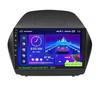 Android 15 Autoradio 9 Pollice GPS Navigation per Hyundai Tucson ix35 2011-2014 Dvd Player Radio Collega e USA Supporto Dab/Controllo del Volante/Bluetooth/Carplay,4 Core WiFi 2G+32G