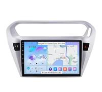 Android 15 Autoradio 9 Pollice GPS Navigation per Peugeot 301 Citroen Elysee 2013-2018 Dvd Player Radio Collega e USA Supporto Dab/Controllo del Volante/Bluetooth/Carplay