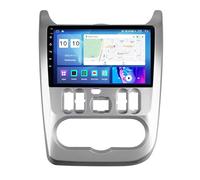 Android 15 Autoradio 9 Pollice GPS Navigation per Renault Logan 2009-2015 Dvd Player Radio Collega e USA Supporto Dab/Controllo del Volante/Bluetooth/Carplay,8 Core 4G+WiFi 2G+32G
