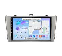 Android 15 Autoradio 9 Pollice GPS Navigation per Toyota Avensis T27 2009-2015 Dvd Player Radio Collega e USA Supporto Dab/Controllo del Volante/Bluetooth/Carplay,8 Core 4G+WiFi 4G+64G