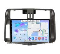 Android 15 Autoradio 9 Pollice GPS Navigation per Toyota Prado 2010-2013 Dvd Player Radio Collega e USA Supporto Dab/Controllo del Volante/Bluetooth/Carplay,4 Core WiFi 2G+32G