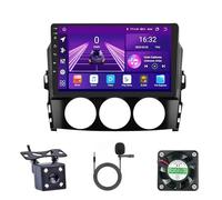 Android 15 Autoradio 9 Pollici Touchscreen Car Radio per Mazda mx-5 2008-2015 con Carplay Android Auto GPS Bluetooth WIFI FM Comandi al Volante+AHD Retrocamera(U2(2G+32G))