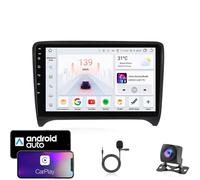 Android 15 Autoradio 9" Touchscreen Stereo Auto Per Audi TT 2 2006-2014 Plug-and-play Con Bluetooth Navigatore Gps Collegamento Specchio Comandi Al Volante Wifi 4g Dual Usb,M108
