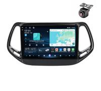 Android 15 Autoradio per Jeep Compass 2 MP 2016 2017 2018 2019 2020 Tablet Pollici 10 Schermo MP5 Lettore Multimediale Receiver GPS Navigazione con FM SWC Carplay Android Auto (H600P 8Core 4+64G 2K)