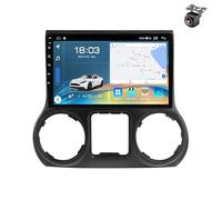 Android 15 Autoradio per Jeep Wrangler 3 JK 2010 2011 2012 2013 2014-2018 Tablet Pollici 9 Schermo MP5 Lettore Multimediale Receiver GPS Navigazione con FM Carplay Android Auto (Y5 8Core 4+64G)