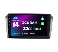 Android 15 Autoradio per Mazda 3 2003 2004-2009, 9 Pollici Android 14 Doppio Din Car Auto Radio con Carplay con Schermo con Bluetooth GPS Navi WIFI Posteriore USB Wifi(M700S 8G+256G)