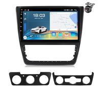 Android 15 Autoradio per Skoda Yeti 5L 2009 2010 2011 2012 2013 2014 Tablet Pollici 9 Schermo MP5 Lettore Multimediale Receiver GPS Navigazione con FM RDS BT Carplay Android Auto (Y6 8Core 6+128G)
