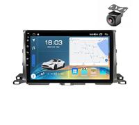 Android 15 Autoradio per Toyota Highlander Kluger 2013 2014 2015-2019 Tablet Pollici 9 Schermo MP5 Lettore Multimediale Receiver GPS Navigazione con FM SWC Carplay Android Auto (Y4 8Core 4+64G)