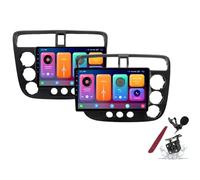 Android 15 Autoradio SAT Navi per H-Onda Civic LHD/RHD (2000-2006) Lettore multimediale Touchscreen da 9 Pollici con Wireless Carplay GPS Navigazione FM RDS Bluetooth 5G-WiFi SWC DSP,M100s
