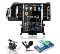 Android 15 Car Radio Navi per L-and Rover Range Rover Evoque 2014-2018 12.1" Schermo Lettore multimediale per auto con Carplay GPS Navigazione Bluetooth 5.0 HIFI FM 5G-WiFi SWC DSP MIC Camera,8g+256g