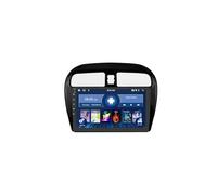 Android 15 Double DIN Radio automatica 9 Pollice Schermo touch per auto per MITSUBISHI Mirage Spacestar Dodge Attitude 2012-2018 con Telecamera Posteriore/Wireless Carplay/BT/FM Radio/navigazione GPS/