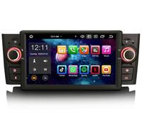 Android 16 4GB+64GB Autoradio GPS Navigatore per Fiat Grande Punto Linea | Wireless CarPlay Android Auto 8-Core Bluetooth 5.0 WiFi 4G DSP RDS Canbus IPS Schermo Tattile