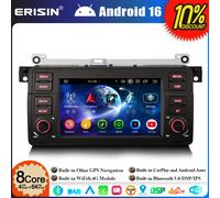 Android 16 8-Core 4GB+64GB Autoradio GPS DSP DAB+ for BMW Serie 3 Rover 75 MG ZT