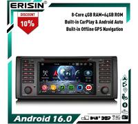 Android 16 8-Core 64GB Autoradio DVD Per BMW Serie 5 E39 M5 BT 5.0 GPS DAB+ Wifi