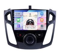 Android 16 Autoradio 2 Din Navigazione GPS 9 Pollici Multimediale Touch Screen Per ford focus 2013 Tethering Internet Chiamate in Vivavoce SWC Car Stereo