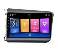 Android 16 Autoradio 2 Din Navigazione GPS 9 Pollici Multimediale Touch Screen Per Honda Civic 9 FB 2011-2015 Tethering Internet Chiamate in Vivavoce SWC Car Stereo(HM605 4 Core Wifi 4+64GB)