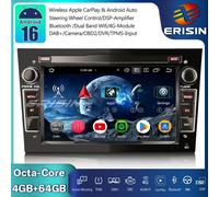 Android 16 Autoradio GPS DAB+CarPlay Opel Corsa D/C Astra H Zafira Meriva Signum