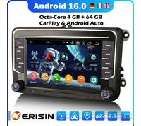 Android 16 Autoradio Navigatore VW Passat Golf 5/6 Tiguan T5 SEAT Skoda Octavia