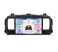 Android 16 Doppia DIN Autoradio GPS Navigazione per Peugeot Expert 3 Citroen Jumpy 3 SpaceTourer 2016-2021, Vivavoce Bluetooth, Comandi Volante, WiFi 4G, Dual USB(M101 4 Core Wifi 1+16GB)