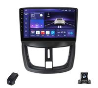 Android Automotive Car Stereo per Peugeot 207 2006-2015 1280 * 720 Smart Autoradio Wireless CarPlay/RDS/FM/AM/DSP Sound/Bluetooth 4GLTE 5G Wi-Fi Schermo diviso Navigazione GPS(NF-5)