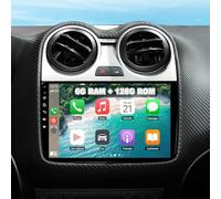 Android Autoradio per Alfa Romeo MiTo (2008-2016) schermo Carplay Android Auto, navigazione GPS, Bluetooth, radio FM, SWC, fotocamera posteriore, [6G RAM 128G ROM]