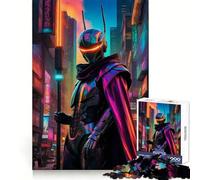 Android Cyber Lord - Puzzle da 1000 pezzi per adolescenti, guerriero cyberpunk, stimola la chiarezza mentale, passatempo rilassante, regalo perfetto per le vacanze (38x26cm)