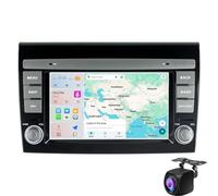 Android Da 15 7 Pollici Autoradio Per Fiat Bravo 2007 2008 2009 2010 2011 2012 2013 2014 Con Android Auto CarPlay Wireless Autoradio Stereo Con Telecamera Di Retromarcia/microfono(Color:8 Core 2+32G)
