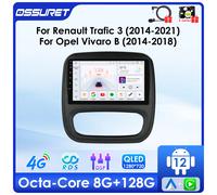 Android per Opel Vivaro B 2014 2015 2016-2020 2021 Renault Trafic 3 Lettore video multimediale Auto radio 2din GPS Stereo Carplay 10.33 S8 B