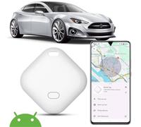 Android Smart Tag, Tag Tracker con Google Il mio dispositivo Trova app (SOLO Android) IP67 Waterproof Smart Finder per bagagli/borse, chiavi/portafoglio, bianco