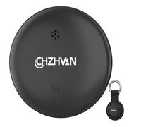 Android Smart Tracker Tag,Google Localizzatore Compatibile con Find Hub APP(Solo Android),Bluetooth Key Finder per Chiavi,Bagagli,Borse,Zaini,Impermeabile IP67,Batteria Sostituibile,1 Pack Nero