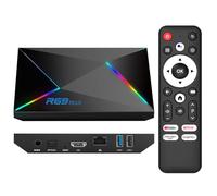 Android TV Box 2025, Android 14.0 TV Box 2GB RAM 16GB ROM 1000M Ethernet WIFI6 Android Box 4K 6K 8K HDR10 R69 Plus H728 Octa-core 3D Smart TV Box Supporto 2.4G 5.8G Dual WiFi BT5.0 USB 3.0