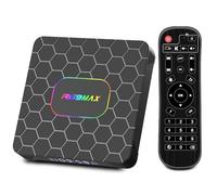 Android TV Box 2025, Android 14.0 TV Box con 4 GB RAM 32 GB ROM Quad Core ARM Cortex A53 CPU RK3528 Chip Supporto Android14.0OS 8k Decoding WiFi6 HDR10 3D 2.4G/5G Dual-Band WiFi BT5.0 USB3.0 Smart TV
