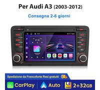 Android13 7" Autoradio Per Audi A3 S3 RS3 8P GPS Navi WIFI BT DAB+ 2+32G Carplay