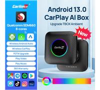 Android13 Carlinkit Carplay Android Tv Box USB Una porta LED Wireless Carplay Android Auto 8-Core SDM660 4G LTE Tv Box per Youtube