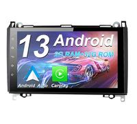 Androidradio per Mercedes Benz W169 W245 Viano Vito W639 Sprinter con Bluetooth Android 13, 2DIN Stereo 9 Pollici 4-Core 32Go ROM Supporto Androidauto/Carplay/NAVI/GPS/WiFi/BT/Radio/TPMS/USB/Dab