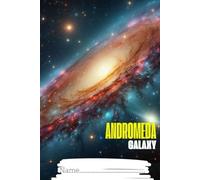 ANDROMADA: Notebook, inside is lines. Beautiful cover design It is a picture of a spaceship which is in the My Universe set.