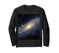 Andromeda Galaxy M31 Astronomia Amanti dello Spazio Maglia a Manica