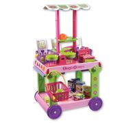Androni bancarella mobile con 30 accessori, altezza 85 cm