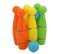 Androni Giocattoli 7224 Set di Birilli 6 e Palline 2, Plastica, Multicolore