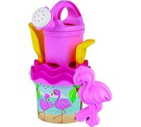 Androni Giocattoli- Flamingo Calimero Secchiello Baby Fenicottero 1324 FEN, Multicolore, 1324fen