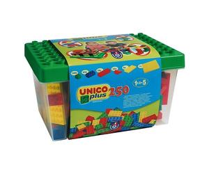 Androni Giocattoli Secchiello mattoncini ( 250 pz ) UNICOPLUS 18-60m 8525 0000