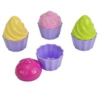 ANDRONI GIOCATTOLI Set da spiaggia con formine per muffin, 9 pezzi, multicolore (0734018)