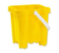 Androni secchiello castello con 4 torri 16 cm - giallo