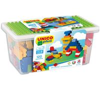 Androni: Unico Plus - Costruzioni 2-5 Anni - Cestino 120 Pz (Made In Italy) -