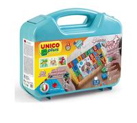 Androni Unico Plus Valigetta con Lettere, Numeri e Puzzle