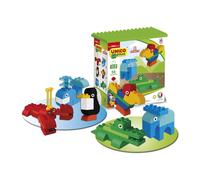 UnicoPlus 8627 Set 6 Animali Didattici con 56pz per costruire 6 simpatici animal