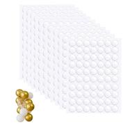 Androxeda 100 Pezzi Cuscinetti Adesivi Biadesivi, Acrilico Trasparente, Per Montaggio Sicuro di Oggetti Leggeri, Cornici e Decorazioni, Diametro 25mm