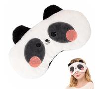 Androxeda Maschera Per Dormire Animale, Benda Occhi Per Dormire Peluche Dei Cartoni Panda Simpatico Per Dormire Viaggio Fascia Per Gli Occhi Traspirante Copertura Degli Occhi Per Bambino