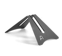 ANDRYS - Porta Bici per Bicicletta da Corsa, 1 Posto, con Protezioni per Raggi e Ruote, Verniciato, Colore Nero, 50 x 30 x 22cm